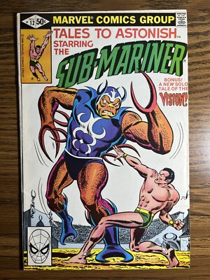TALES TO ASTONISH 12 DIRECT NAMOR SUB-MARINER ROY THOMAS MARVEL COMICS 1980