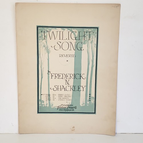 Partition ancienne 1911 Twilight Reverie piano solo chanson - Photo 12/12
