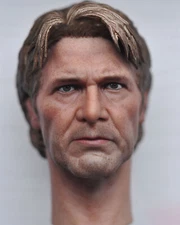 1/6 Old Han Solo PVC Harrison Ford Model For 12" HT Action Figure Body