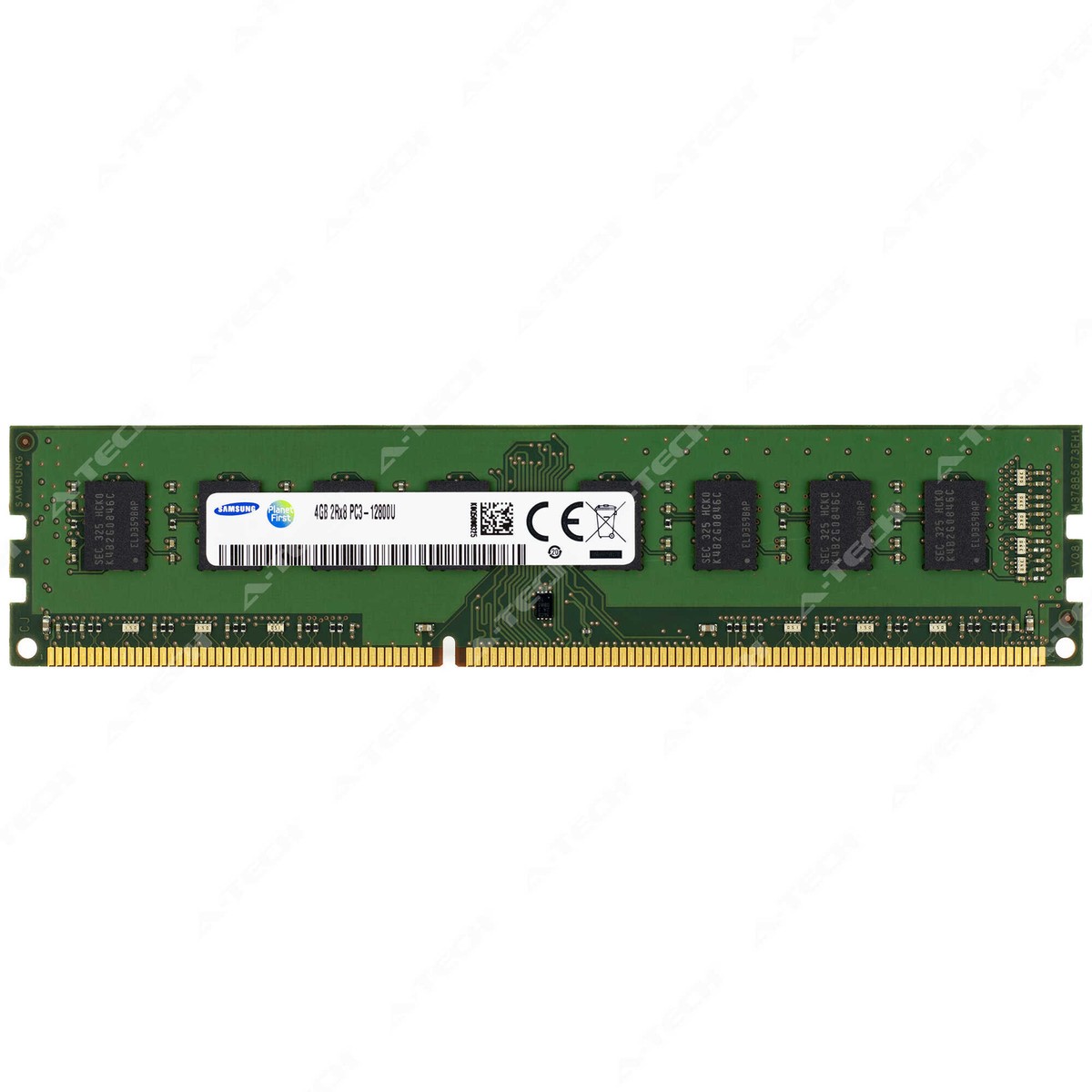Samsung 4GB 2Rx8 PC3-12800U DIMM DDR3 1600MHz Non-ECC 240-Pin