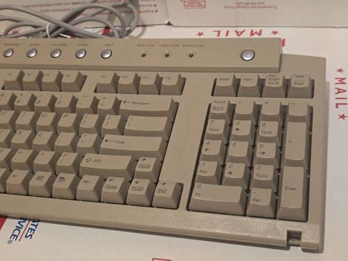 Vintage Genuine Sony VAIO Wired Keyboard PS/2 PCVA-KB1P/UB- Tested Working - Picture 4 of 13