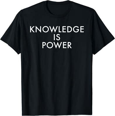 #ad #ad Knowledge Is Power T Shirt $9.85