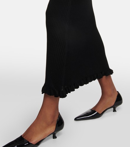 Khaite Nolita Silk Bodycon Midi Dress SZ S $1100 MSRP BRAND NEW - Picture 5 of 13