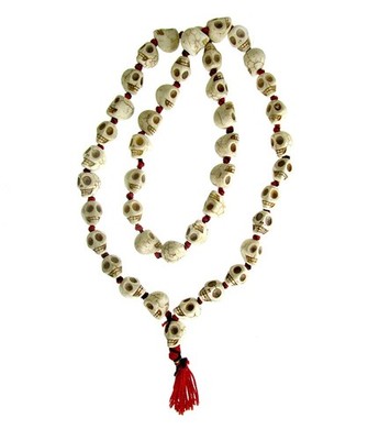 Nar Mund Skull Mala 54+1 Beads | Kali Shiva Japa Mala for Puja Chanting