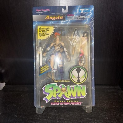 McFarlane Toys Spawn Angela Deluxe Action Figure Gold Armor Sealed