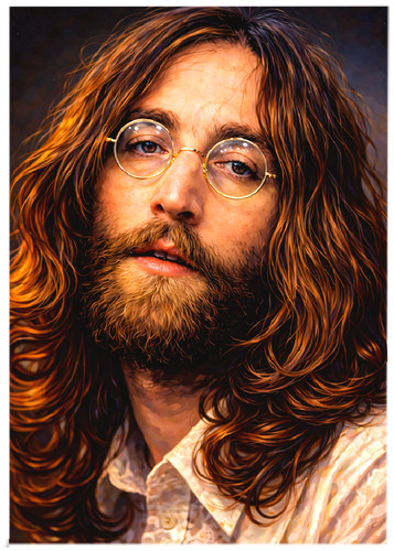 JOHN LENNON * Fun Novelty * MUSIC ARTIST * Art Card * ATC ACEO