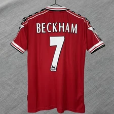 David Beckham #7-Manchester1998-1999 United Home Jersey