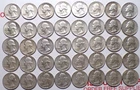 1964 Washington Quarter Roll of 40 Coins 90% Silver ~ UNDER MELT!