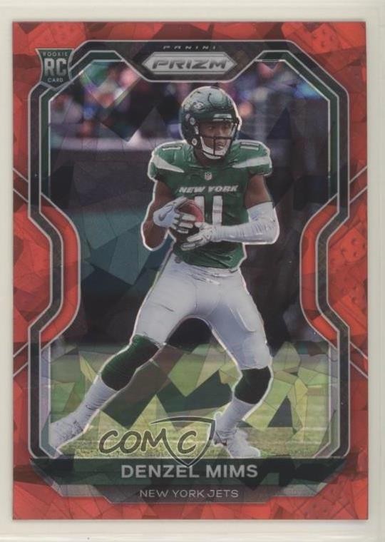 2020 Panini Prizm Rookie Red Ice Prizm Denzel Mims #355 3d7