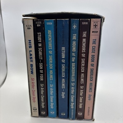The Complete Sherlock Holmes Sir Arthur Conan Doyle 8-Vol Box Set PB 1960s