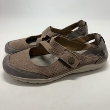 Earth Origins 8.5 M WELLTEK Tova Women Perforated Mary Jane Flat Comfort Shoe