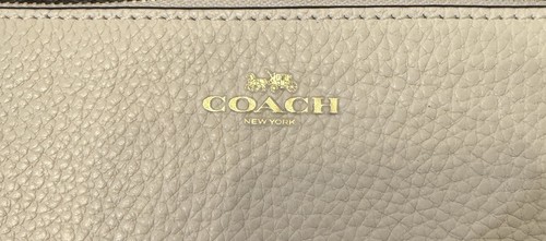 Nwt Coach Bone Leather Wristlet Wallet $88 - Picture 2 of 3