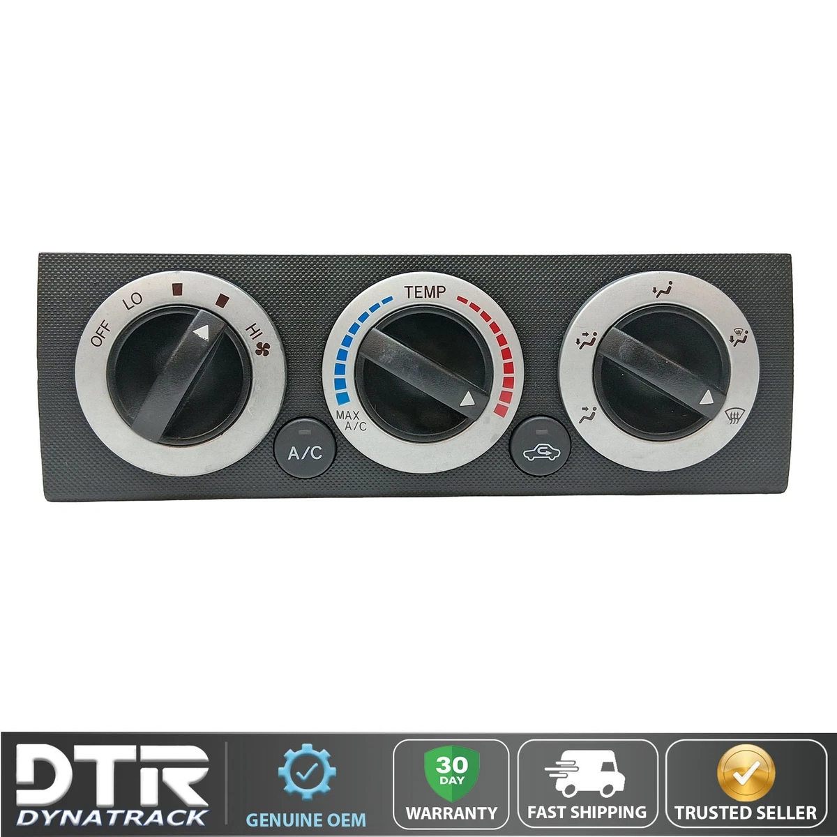 Control De Temperatura Y AC Para Toyota Tacota 2005-2010 – Panel Climatizador EXC SR5 Con Marco Plateado