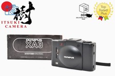 Mint Olympus XA3 Black 35mm Point  Shoot Film Camera with Instructions JAPAN