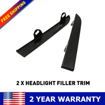 FRONT BUMPER GRILLE HEADLIGHT FILLER TRIM PANELS SET FOR 2001-2004 TOYOTA TACOMA