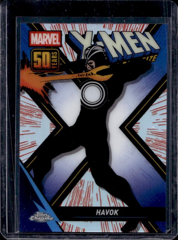 2025 Topps Chrome Marvel Havok X-Men Giant Size 50th Anniversary #XM-9