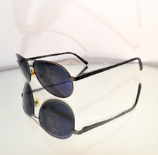 RARE BMW Gunmetal Aviator Sunglasses Vintage BMW Logo