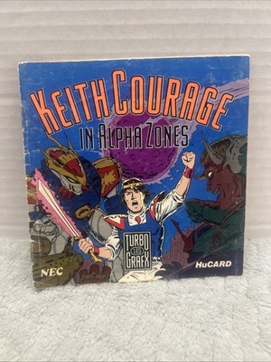 Keith Courage in Alpha Zones (TurboGrafx-16, 1989) Manual Only