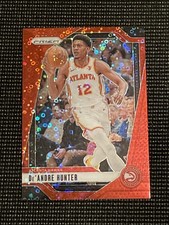 2024-25 Panini Prizm #47 DEANDRE HUNTER Fast Break Red Disco Prizm /100