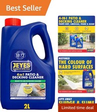Image of Jeyes 4-in-1 Patio & Decking Power Cleaner - 2L Covers 90m² for Instant Shine