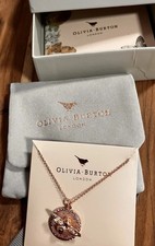 Image of Olivia Burton London 3D BEE Necklace Rose Gold Plated Rose Gold