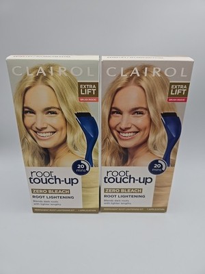 2 Pk Clairol Root Touch-Up Permanent Hair Dye Blonde Color Extr Lift Zero Bleach