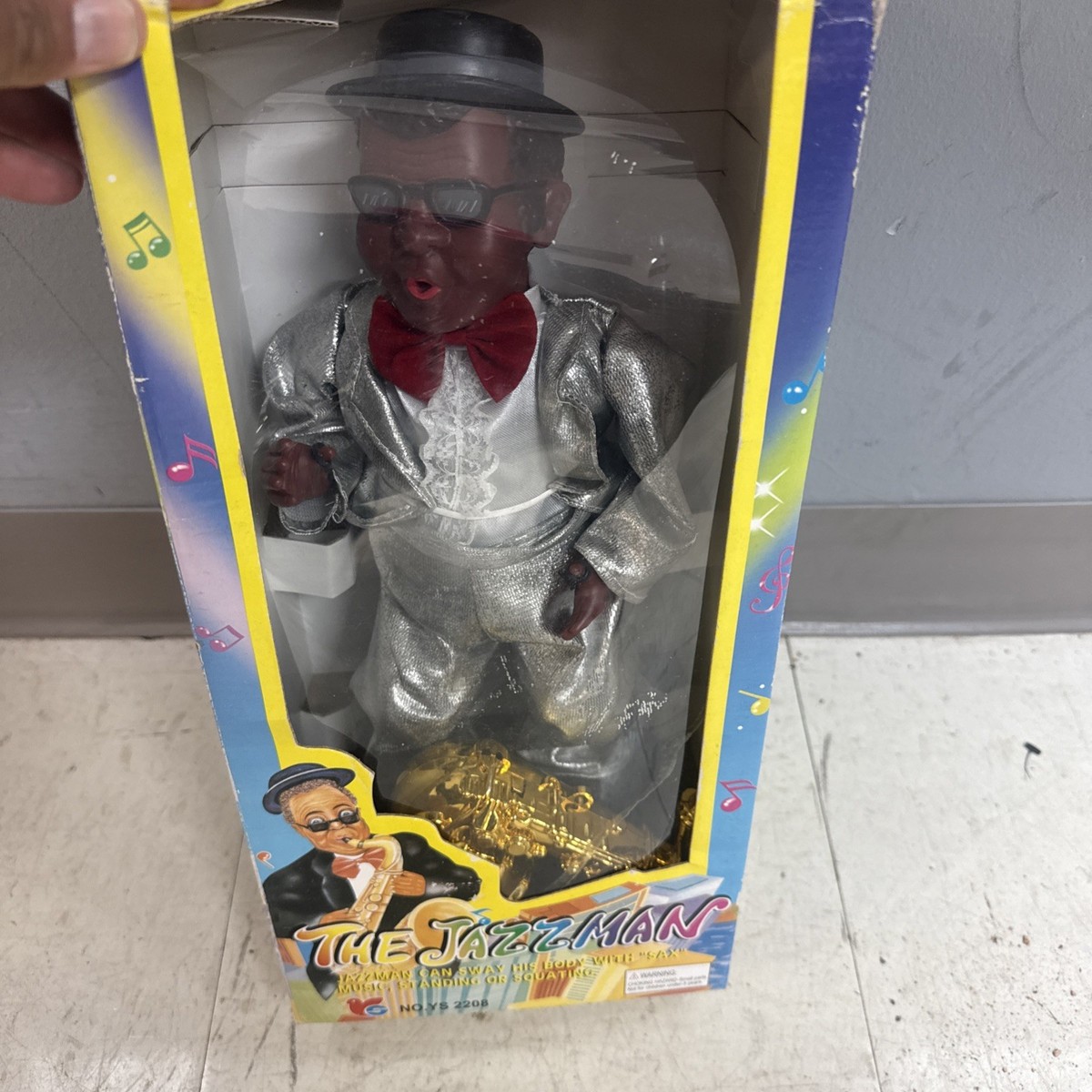 The Jazzman Singing and Dancing 17in Doll Battery Operated Vintage