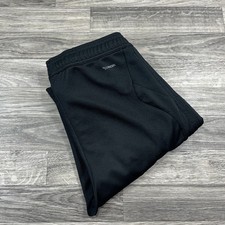 ADIDAS Stretch Waist Zipped Pockets Black Activewear Track Pants Women's Size XS