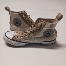Converse Chuck Taylor All Star womens Hi Top sneakers sz7 Metallic Gold 569424C