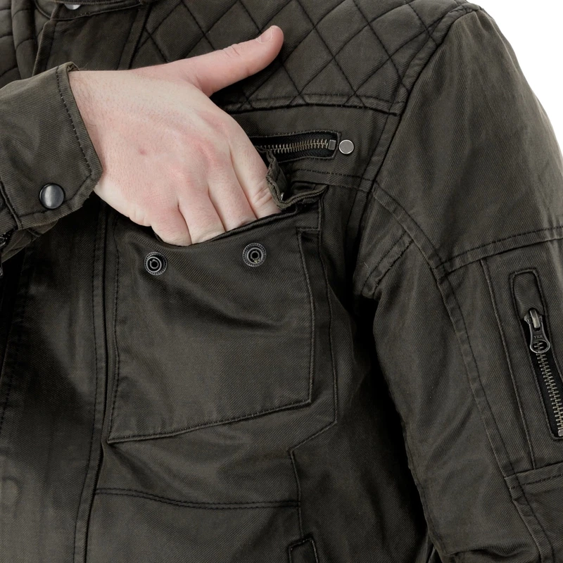 Oxford Hardy Wax Cotton Olive, photo 11 of 17
