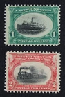 CKStamps: US Stamps Collection Scott#294 295 1c 2c Mint NH OG