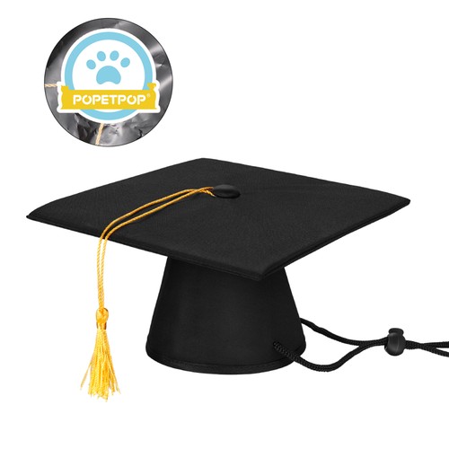 POPETPOP Sombrero para Mascotas Personalizado Perro Graduación Animal Gato Juguete Mascota - Imagen 6 de 10
