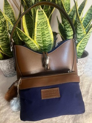 LARA real leather shoulder bag women girls DARK BROWN genuine leather