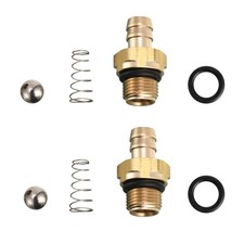 RIDGE WASHER Compatible Chemical Injector Set for Pressure 1/8-27, Brass