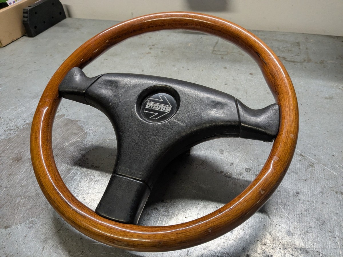 Momo TYP VL35 KBA 70113 Genuine Wooden Steering Wheel [Rare] | eBay
