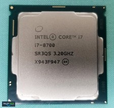 Intel Core i7-8700 Processor (3.2 GHz, 6 Cores, LGA 1151) - SR3QS
