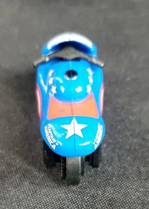 BICICLETA NITRO Marvel Serie 1 Micro-Tamaño Mega Velocidad Moto Capitán América ** Foto 4 de 4