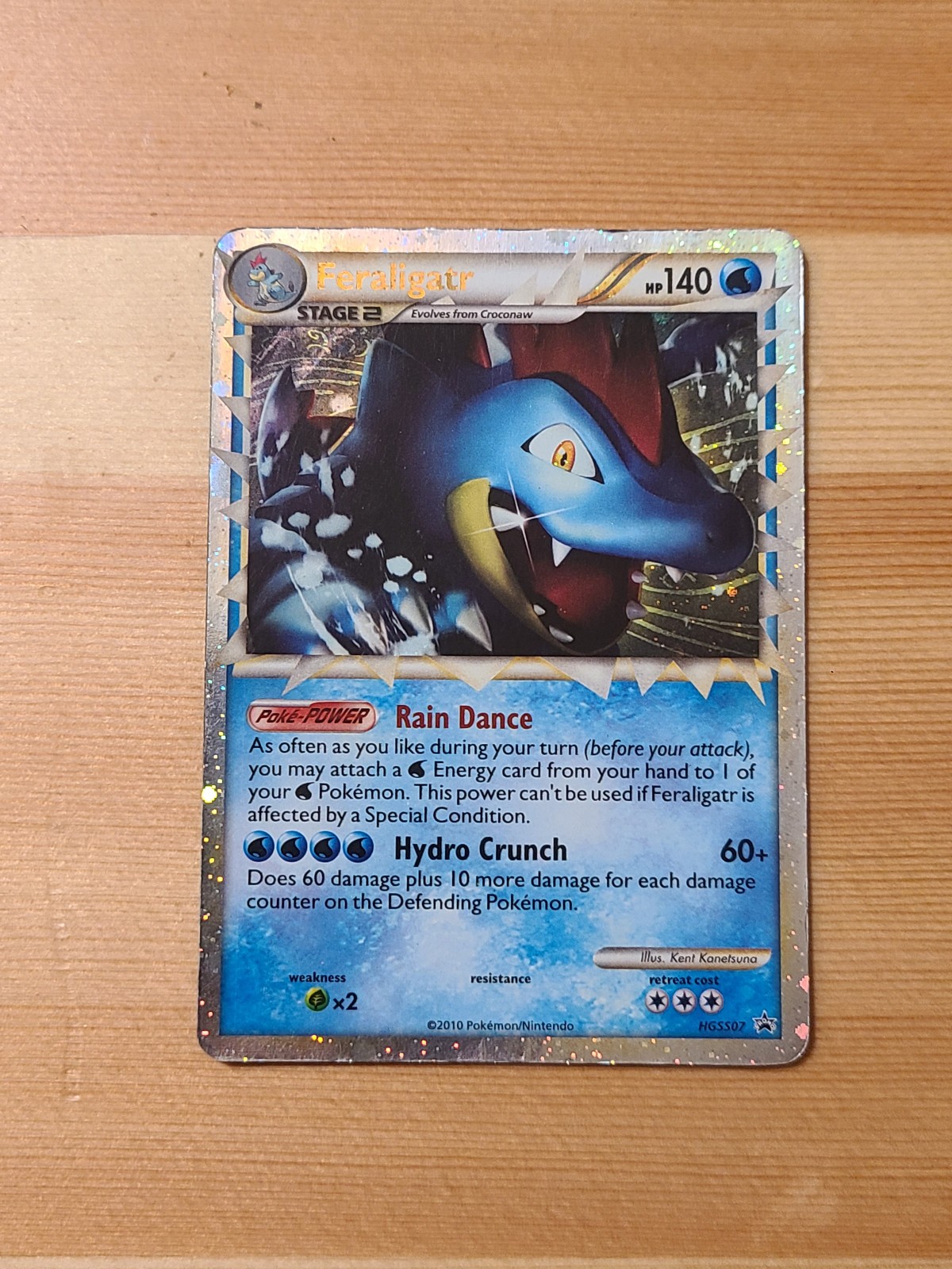 Feraligatr Pokémon Black Star Promo #HGSS07 2010 Lightly Played
