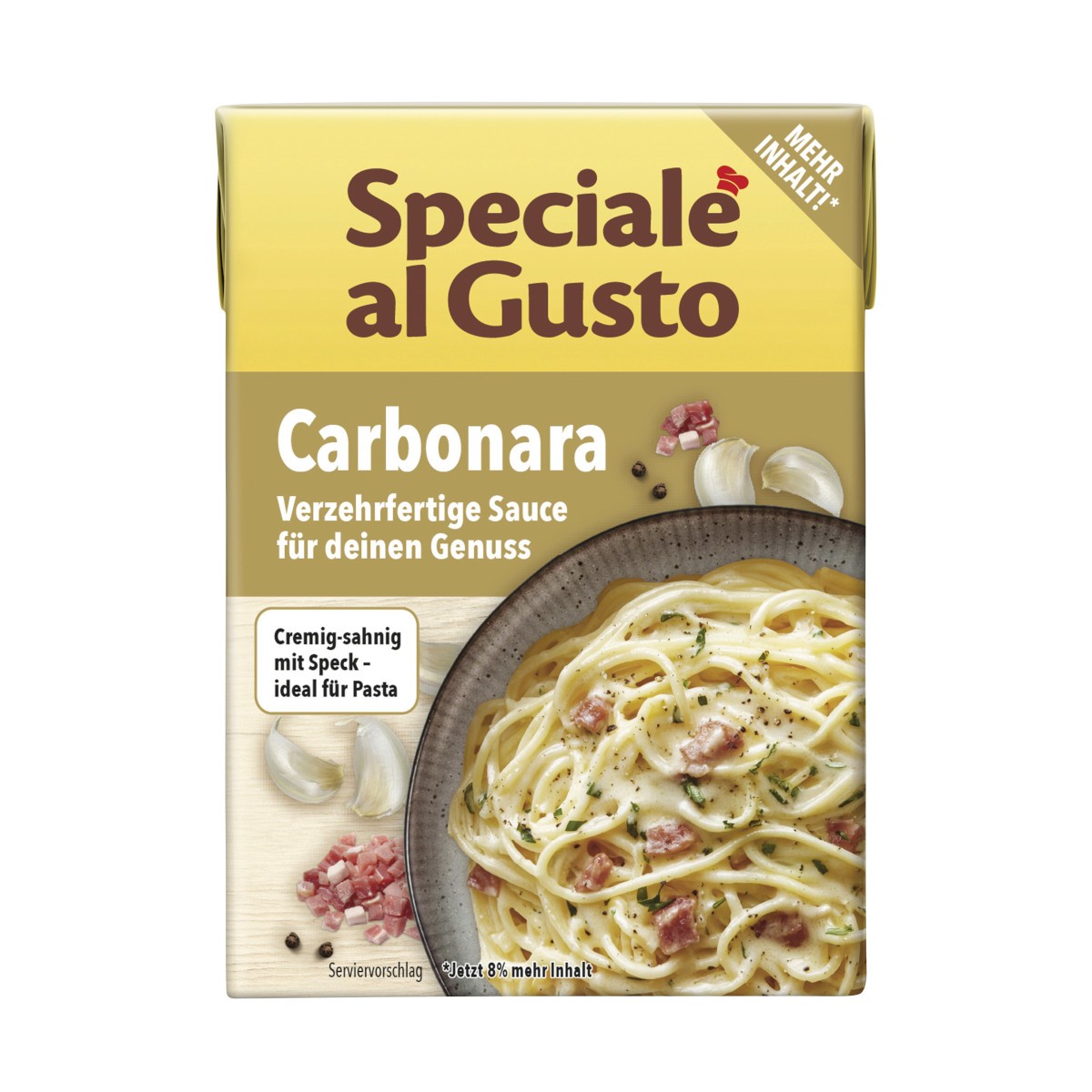 Hengstenberg Speciale al Gusto Carbonara Packung 400g