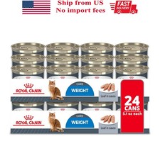 Royal Canin Weight Care Adult Loaf in Sauce Wet Cat Food, 5.1 oz Pack of 24 ...