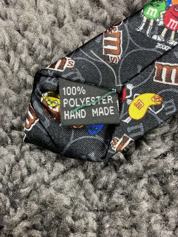 Corbata M&M’s Personajes Negra Novedad Colorido Estampado Gráfico Poliéster Foto 4 de 4