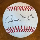 Billy Martin Signed Autographed American League Baseball Ball JSA LOA Yankees