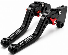 Short Black Clutch & Brake Lever For Triumph 675 Street Triple R / RX 2009-2016