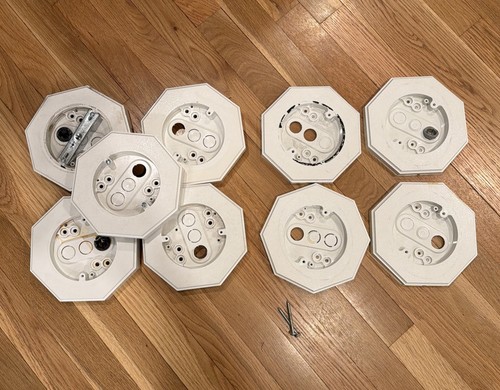 Lot Of (9) - Arlington Siding Mounting Blocks (5) / 8161 (4) 8151