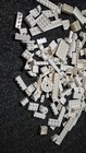 10 Ounces Of Legos All White Individual Bricks Assorted Pieces Shapes Basic — photo 2