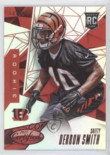 2015 Certified Rookies Mirror Red /99 Derron Smith #139 Rookie RC
