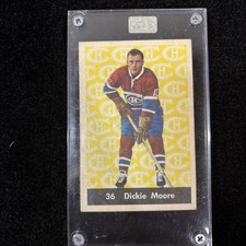 1961  Parkhurst Hockey #38 Dickie Moore Montreal Canadiens 