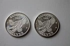 Sunshine Minting 1 oz silver rounds 2-coins 1984 silver coins with eagles