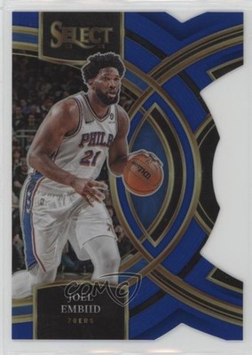2023 Panini Select Premier Level Blue Prizm Die-Cut /249 Joel Embiid #197 1j1l