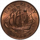 1949 George VI Half Penny — photo from another recent sale